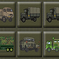 Army Trucks Memory Game Cover