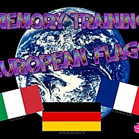 MEMORY TRAINING. EUROPEAN FLAGS Game Cover