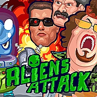 Aliens Attack Game Cover