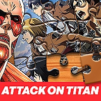 Attack on Titan Jigsaw Puzzle Game Cover