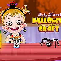 Baby Hazel Halloween Crafts Game Cover