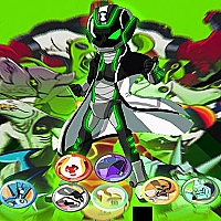 Ben 10 Halloween Bubble Shoot Game Cover