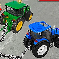 Chained Tractor Towing Simulator Game Cover