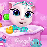 Baby Angela Bathing Time Game Cover