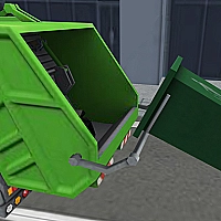 Garbage Sanitation Truck Game Cover