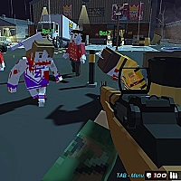 GunGame 24 Pixel blocky combat Game Cover