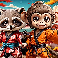 Kung Fu Little Animals Game Cover