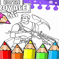 Fortnite Coloring Book Game Cover