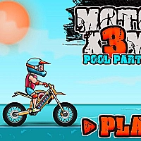 Moto X3M Pool Party Game Cover