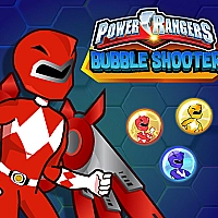 Power Rangers Bubble Shoot Puzzle Game Cover