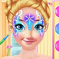 Princess Christmas Face Painting Game Cover