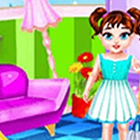Baby Taylor Messy Home Cleaning Game Cover