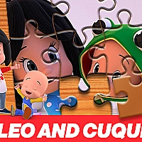 Cleo and Cuquin Jigsaw Puzzle Game Cover