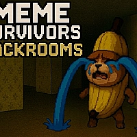 Meme Survivors: Backrooms Game Cover