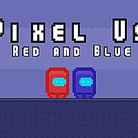 Pixel Us Red and Blue Game Cover