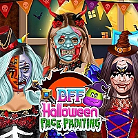 BFF Halloween Face Painting Game Cover