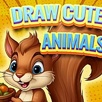 Draw Cute Animals Game Cover