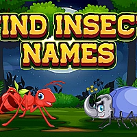 Find Insect Names Game Cover
