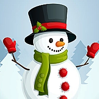 Jumping Snowman Online Game Cover