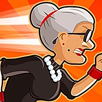 Angry Granny Run: India Game Cover