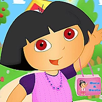 Cute Dora Dressup Game Cover