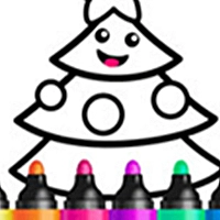 Drawing Christmas For Kids - Draw & Color Game Cover