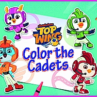 Top Wing: Color the Cadets Game Cover