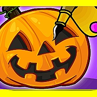 Color Objects Halloween  Game Cover