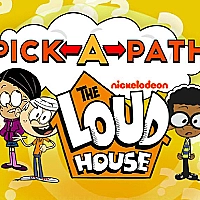 Pick-a-Path The Loud House Game Cover