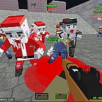 Pixel Wars Apocalypse Zombie blocky combat Game Cover