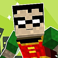 teen titans go minecraft teenage runner 3d Game Cover