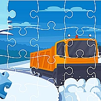 Winter Trucks Jigsaw Game Cover