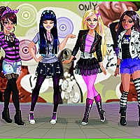 Bonnie Rocker Chick   Dress Up Game Cover