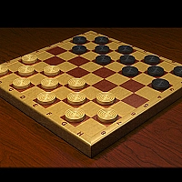 Checkers Dama chess board Game Cover