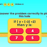 MathPup Golf 4 Algebra Game Cover