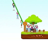 Zipline People Rescue Game Cover