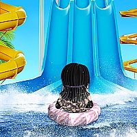 Uphill Rush Water Park 3D Game Cover