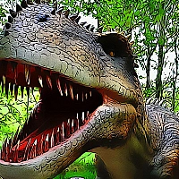 Dinosaurs Scary Teeth Puzzle Game Cover