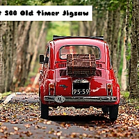 Fiat 500 Old Timer Jigsaw Game Cover