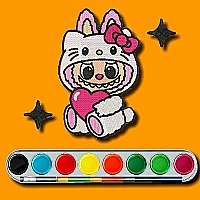 Labubu Coloring Adventure Game Cover
