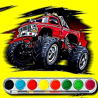 Monster Jeep Coloring Game Cover