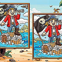 Pirates Find The Diffs Game Cover
