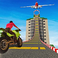 Sky Bike Stunt 3D Game Cover