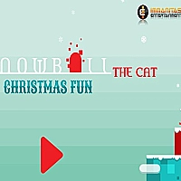 Snowball The Cat Christmas Fun Game Cover