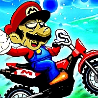 Super Mario Halloween Wheelie Game Cover