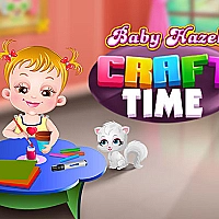 Baby Hazel Crafts Time Game Cover