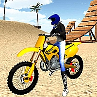 Beach Bike Stunt  Game Cover