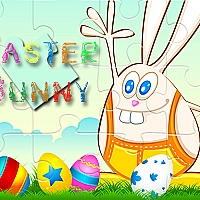 Easter Bunny Puzzle Game Cover