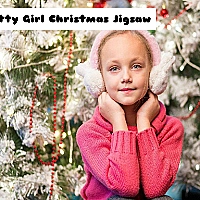 Pretty Girl Christmas Jigsaw Game Cover