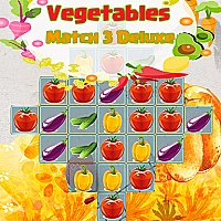 Vegetables Match 3 Deluxe Game Cover